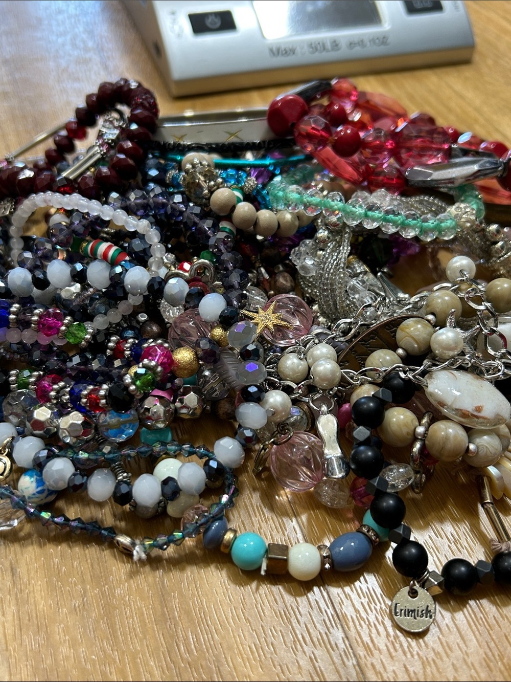 Bundle of bracelets. Over 1 pounds 2 oz